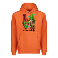 Carrot love nurse life christmas Premium Hoodie - CowGirlArtShop