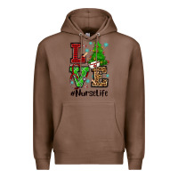 Chestnut love nurse life christmas Premium Hoodie - CowGirlArtShop
