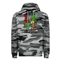 Slate Camo love nurse life christmas Premium Hoodie - CowGirlArtShop