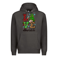 Smoke love nurse life christmas Premium Hoodie - CowGirlArtShop