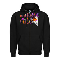 Black wicked cute Zipper Hoodie - NancyCooperArtShop