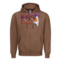 Chestnut wicked cute Zipper Hoodie - NancyCooperArtShop