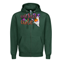 Sports Green wicked cute Zipper Hoodie - NancyCooperArtShop