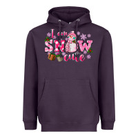 Plum i am snow cute Heavyweight Hoodie - CowGirlArtShop