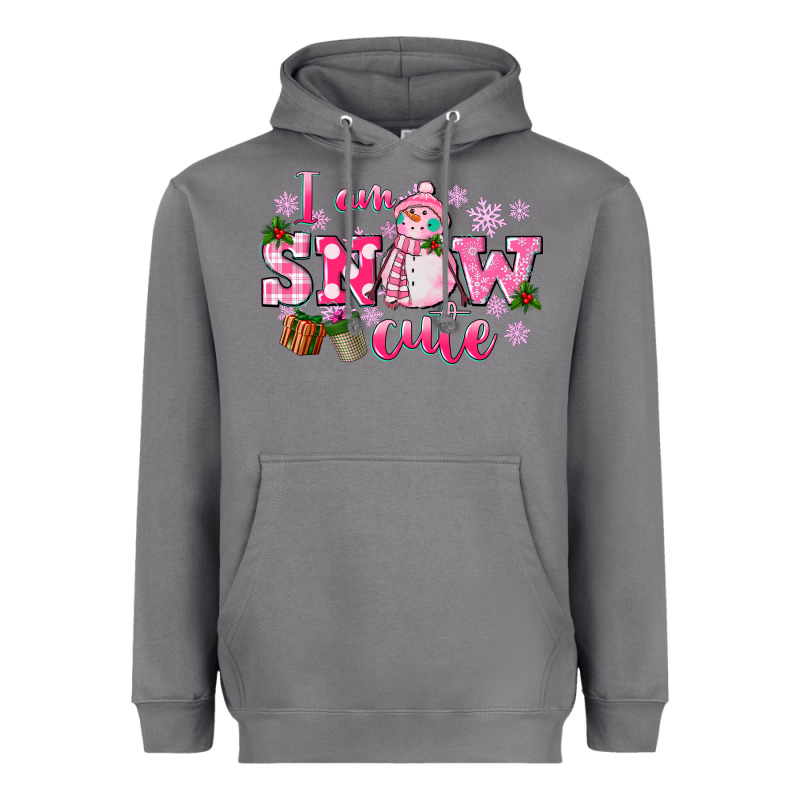 I Am Snow Cute Heavyweight Hoodie by CowGirlArtShop | Teevron