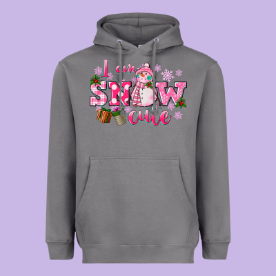 I Am Snow Cute Heavyweight Hoodie Designed By Cowgirlartshop