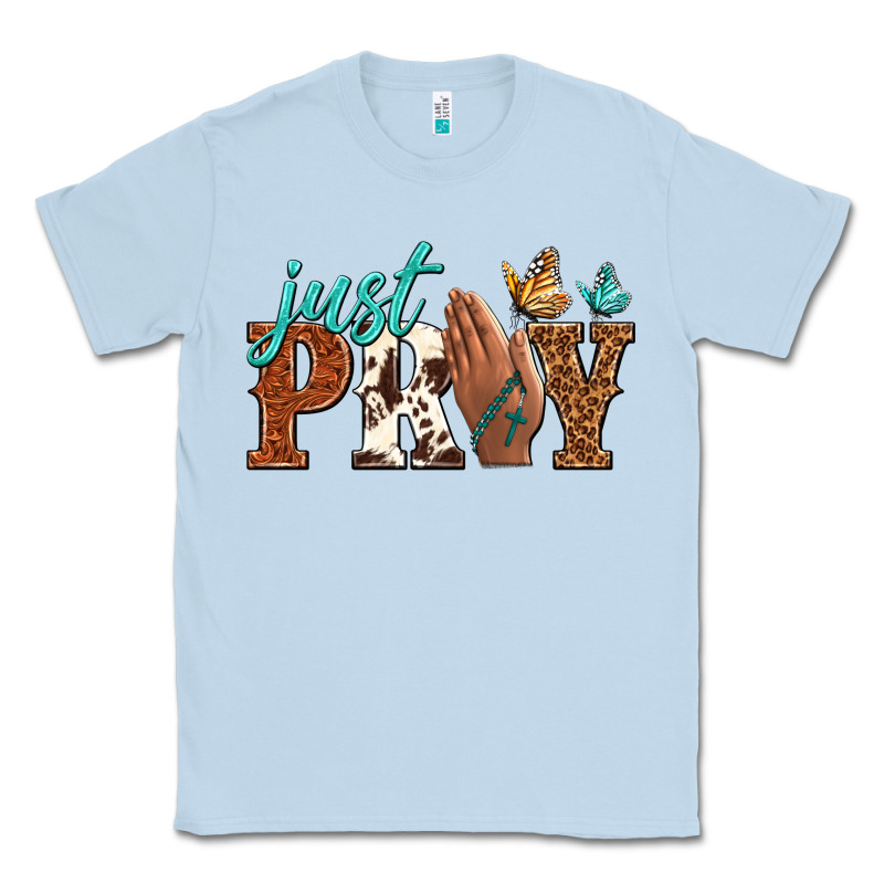Just Pray Classic Tee by NancyCooperArtShop | Teevron