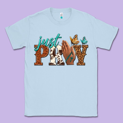 Just Pray Classic Tee Designed By Nancycooperartshop