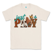 Natural just pray Classic Tee - NancyCooperArtShop