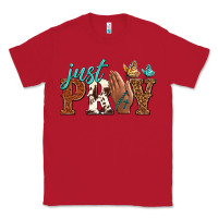 Red just pray Classic Tee - NancyCooperArtShop