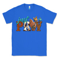 True Royal just pray Classic Tee - NancyCooperArtShop
