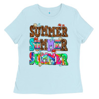 Baby Blue summer summer summer Ladies Tee - AdoDesignShop