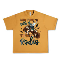 Peanut Butter and they call the thing rodeo cowboy Urban Heavy Tee - MaliasSmallBusiness