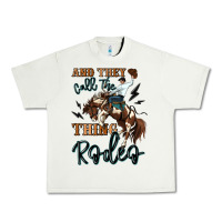 Pistachio and they call the thing rodeo cowboy Urban Heavy Tee - MaliasSmallBusiness