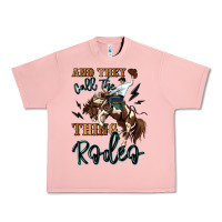 Salmon and they call the thing rodeo cowboy Urban Heavy Tee - MaliasSmallBusiness