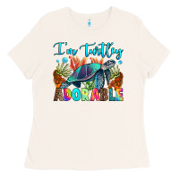 Bone i'm turtley adorable Ladies Tee - RanaPortraitStore