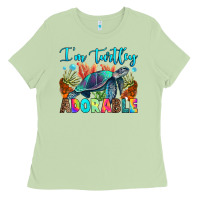 Matcha i'm turtley adorable Ladies Tee - RanaPortraitStore