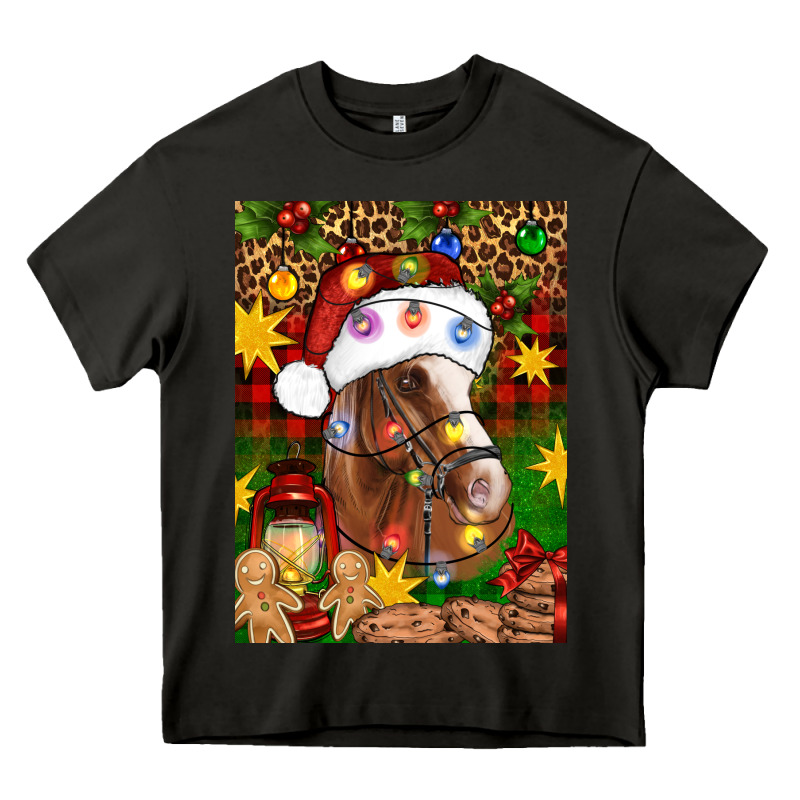 Christmas Horse Heavy Core Tee by Artiststas | Teevron