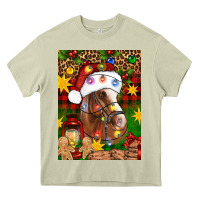 Mossy Christmas horse Heavy Core Tee - Artiststas
