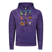 Cloud Purple so god made a cowboy Vintage Hoodie - MaliasSmallBusiness