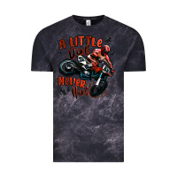 Cloud Black a little dirt never hurt dirt bike Vintage Tee - MaliasSmallBusiness