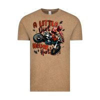 Vintage Coffee a little dirt never hurt dirt bike Vintage Tee - MaliasSmallBusiness