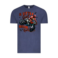 Vintage Denim a little dirt never hurt dirt bike Vintage Tee - MaliasSmallBusiness