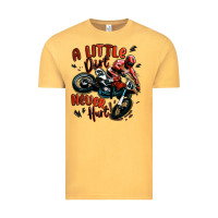 Vintage Mustard a little dirt never hurt dirt bike Vintage Tee - MaliasSmallBusiness