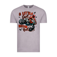 A Little Dirt Never Hurt Dirt Bike Vintage Tee | Teevron