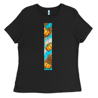 Black fall pumpkin Ladies Tee - BundleAndBundleShop
