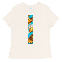 Bone fall pumpkin Ladies Tee - BundleAndBundleShop