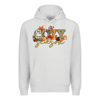 Dove Grey cozy season Premium Hoodie - CowGirlArtShop