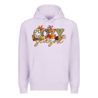 Lilac cozy season Premium Hoodie - CowGirlArtShop