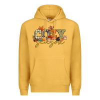 Mustard cozy season Premium Hoodie - CowGirlArtShop