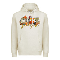 Oatmeal Heather cozy season Premium Hoodie - CowGirlArtShop