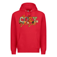 Red cozy season Premium Hoodie - CowGirlArtShop