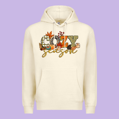 Cozy Season Premium Hoodie Designed By Cowgirlartshop