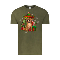 Vintage Olive Chihuahua Christmas Vintage Tee - JahusDesignShop