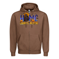 Chestnut Home Sweet Home Zipper Hoodie - texasbilliewilder
