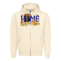 Sandshell Home Sweet Home Zipper Hoodie - texasbilliewilder
