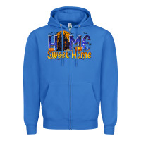 True Royal Home Sweet Home Zipper Hoodie - texasbilliewilder