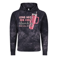Cloud Black long neck ice cold stanley never broke my heart Vintage Hoodie - MaliasSmallBusiness