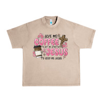 French Oak give me coffee jesus Urban Heavy Tee - MaliasSmallBusiness