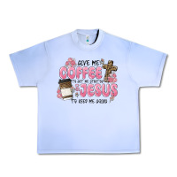 Grape Ice give me coffee jesus Urban Heavy Tee - MaliasSmallBusiness