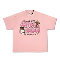 Salmon give me coffee jesus Urban Heavy Tee - MaliasSmallBusiness