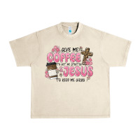 Sandshell give me coffee jesus Urban Heavy Tee - MaliasSmallBusiness