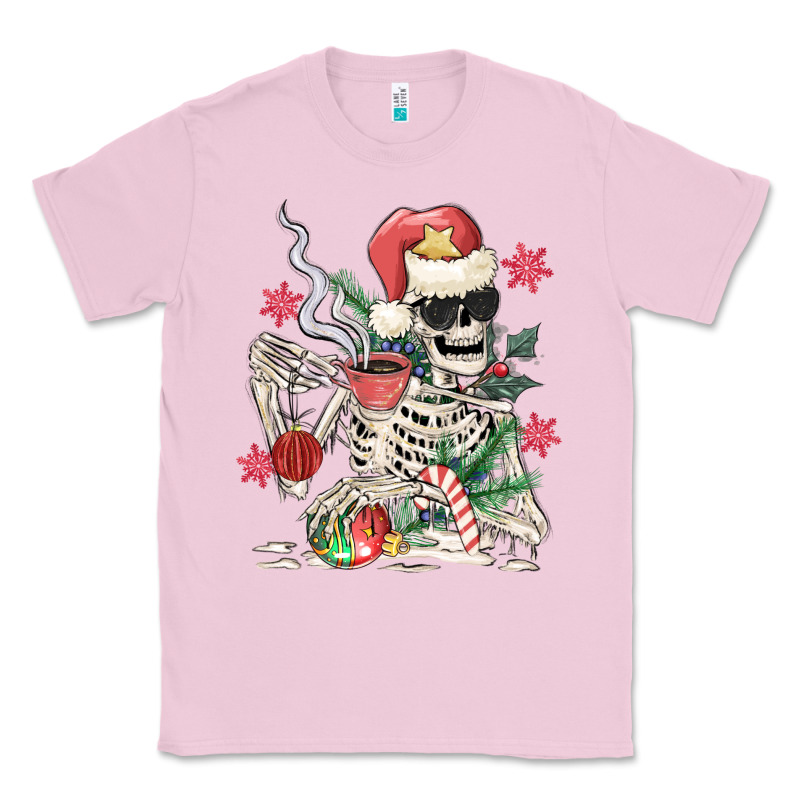 Skeleton Santa Classic Tee by MaliasSmallBusiness | Teevron