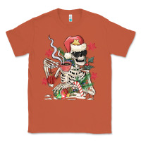 Copper skeleton santa Classic Tee - MaliasSmallBusiness