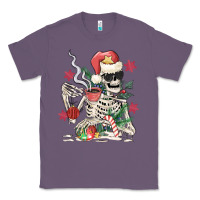 Lavender skeleton santa Classic Tee - MaliasSmallBusiness