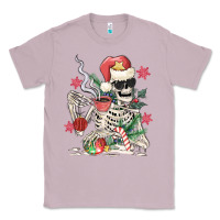 Lilac skeleton santa Classic Tee - MaliasSmallBusiness